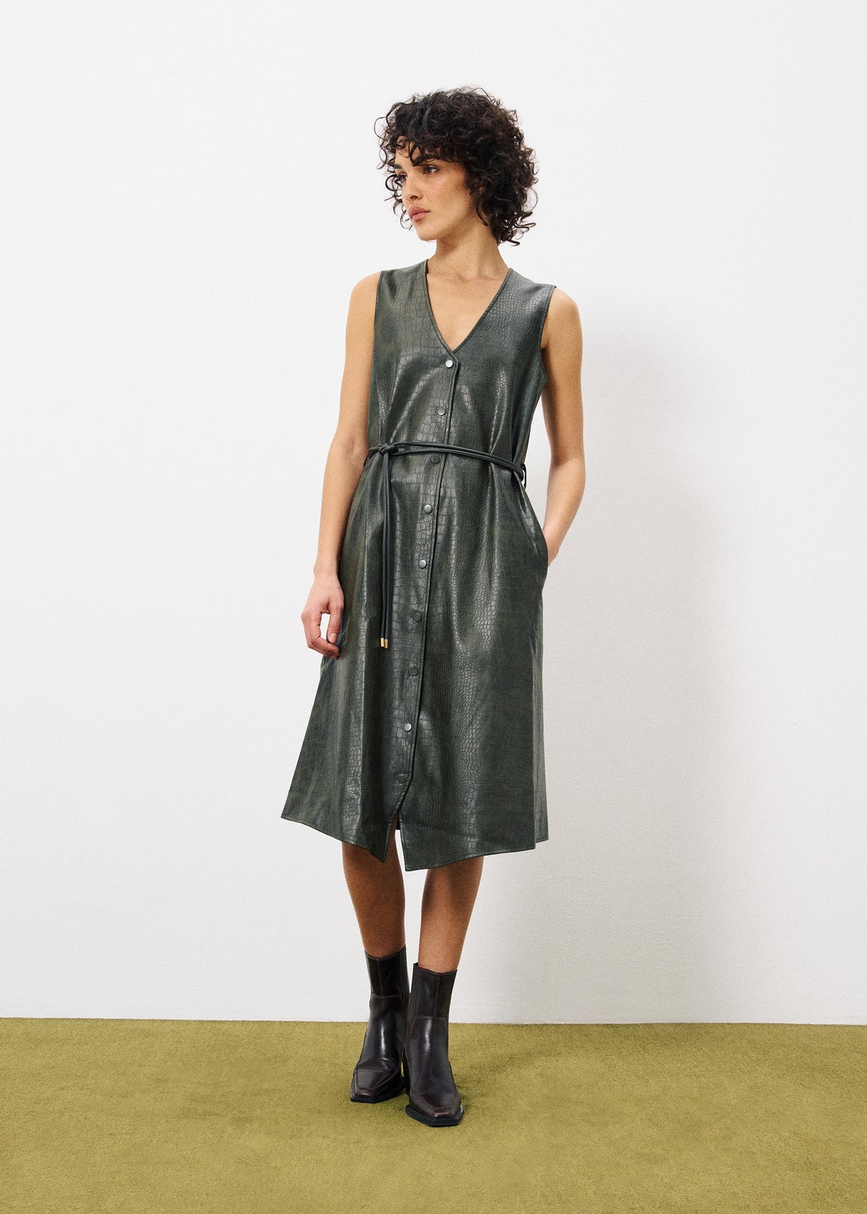 ADONIA Green Dress