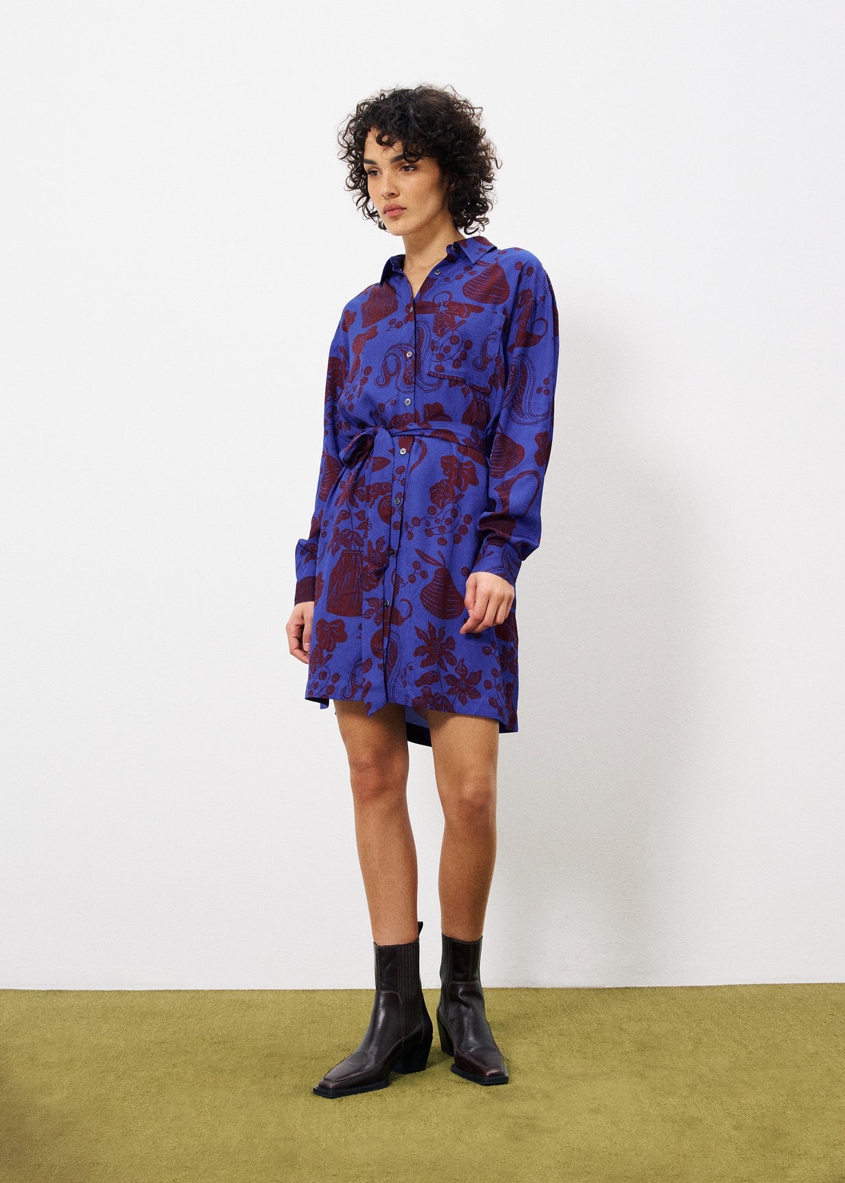 Robe CINDEL Flora blue