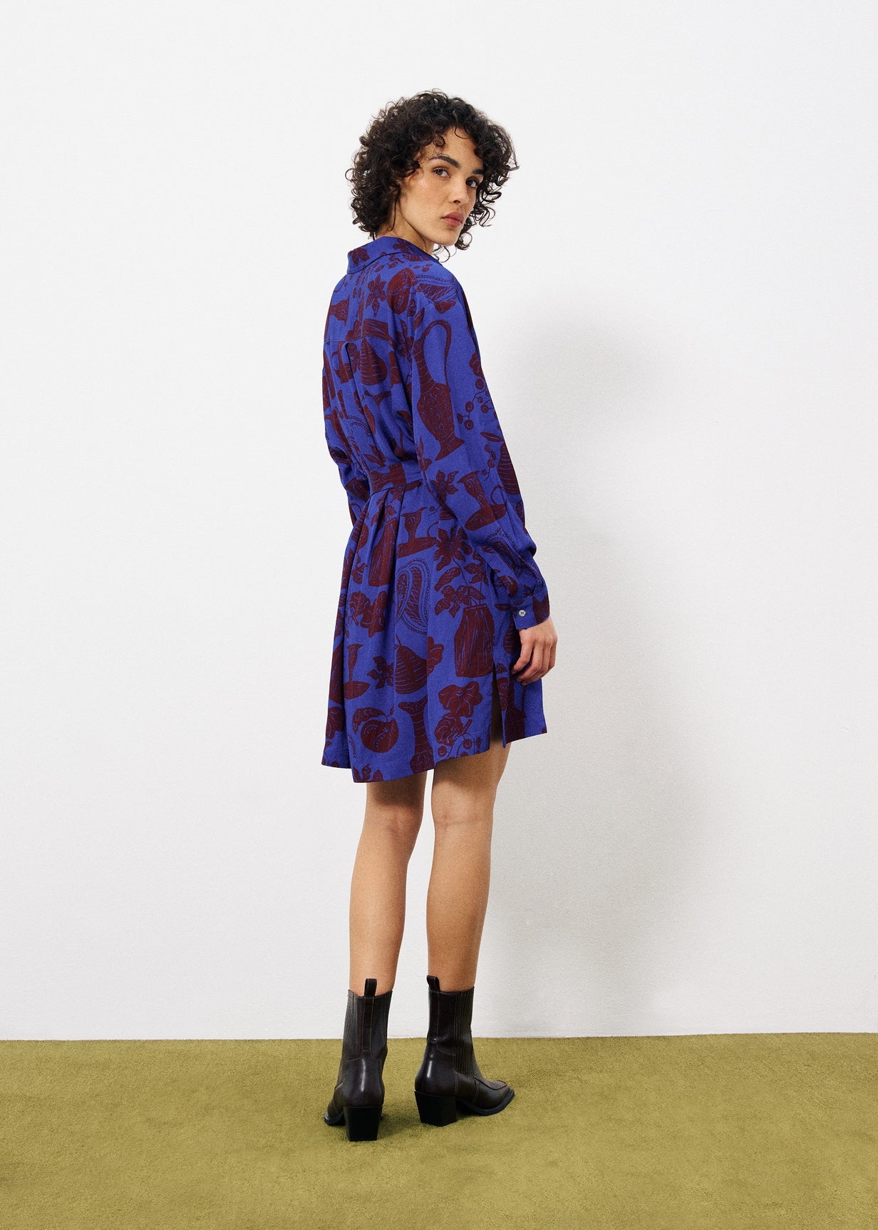 Robe CINDEL Flora blue