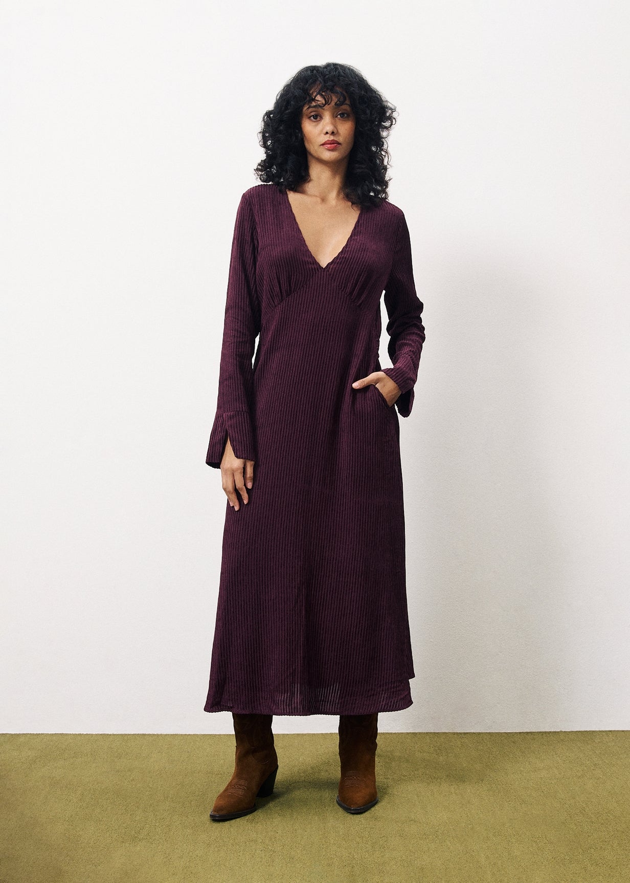 Robe LISNA Bordeaux