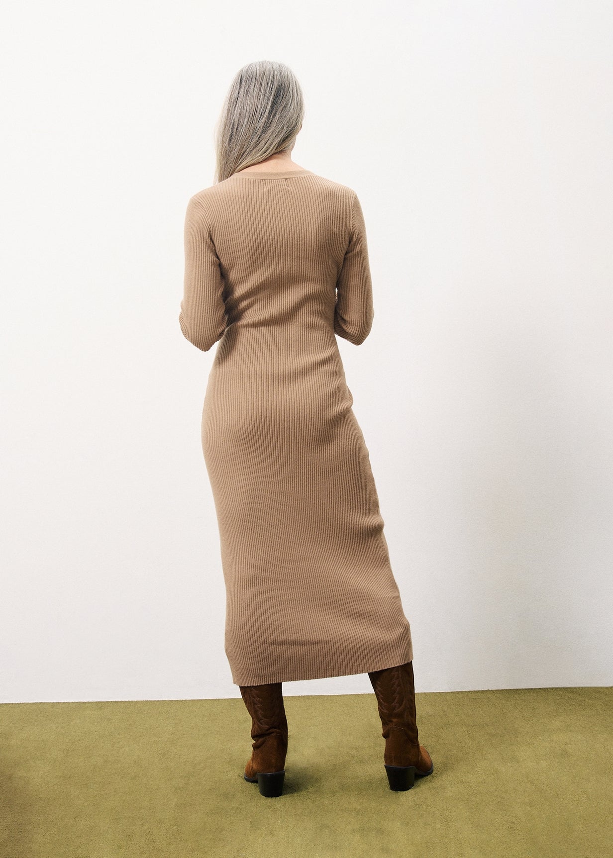 Robe MARGAUX Camel