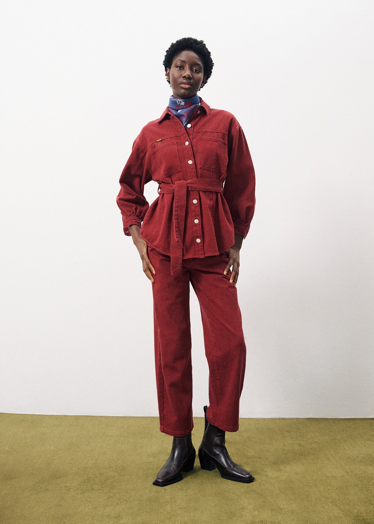 LISANDRE Red Overshirt