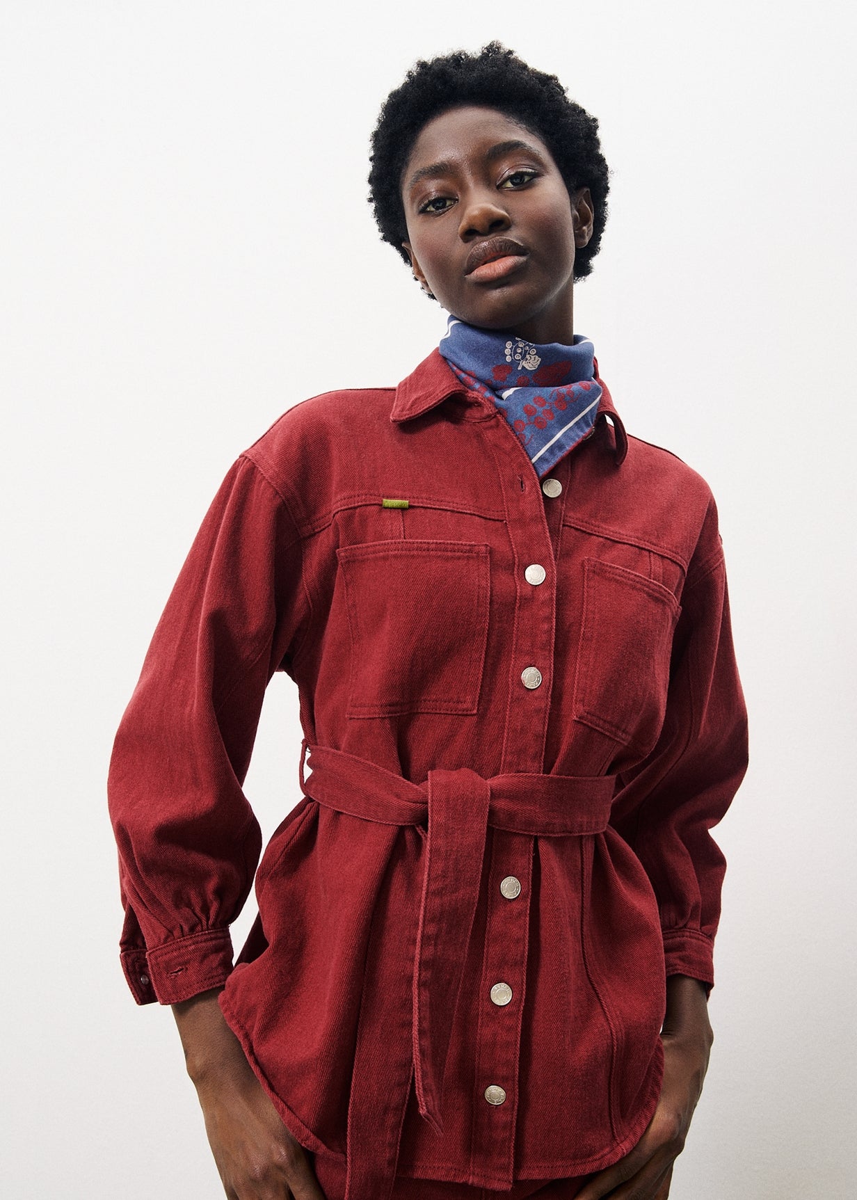 LISANDRE Red Overshirt