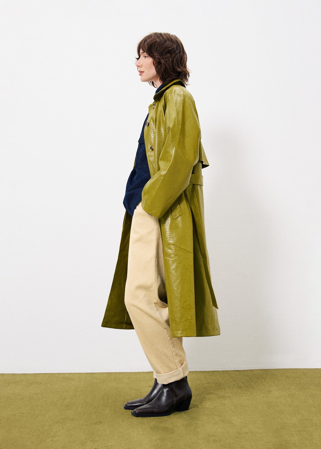 Trench NELIA Olive