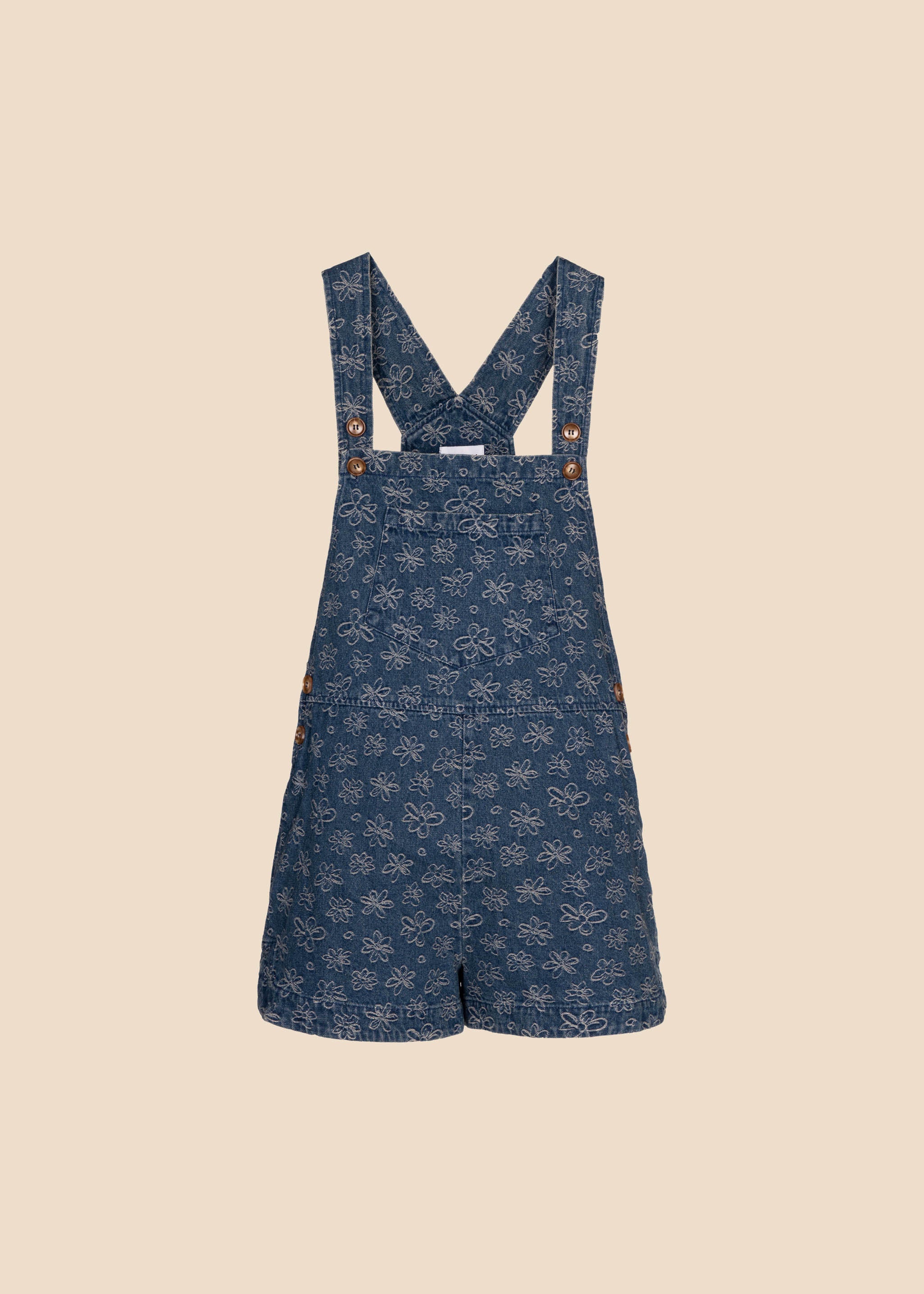 Short cotton dungarees JOANNE