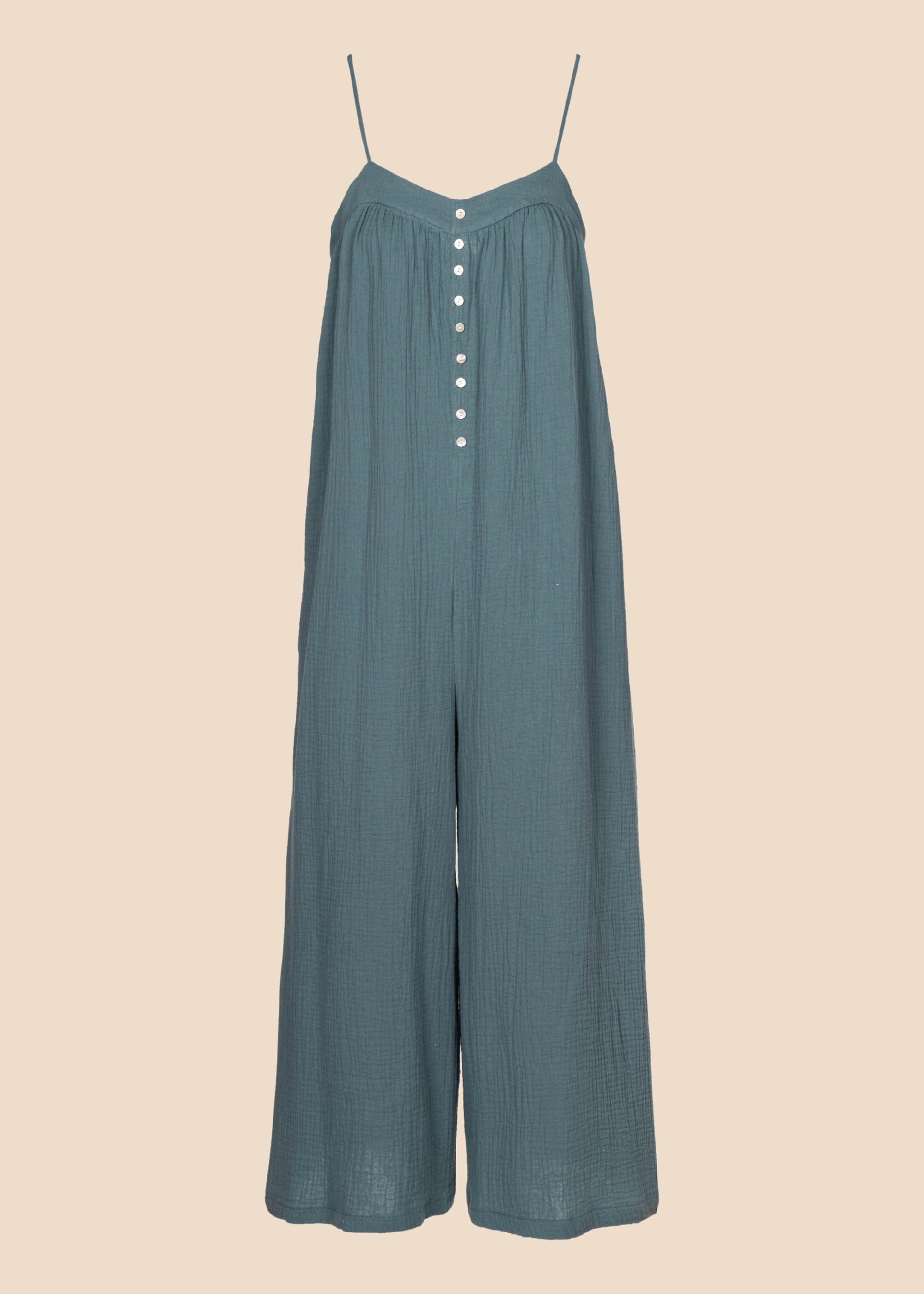 Fluid cotton jumpsuit REGINA