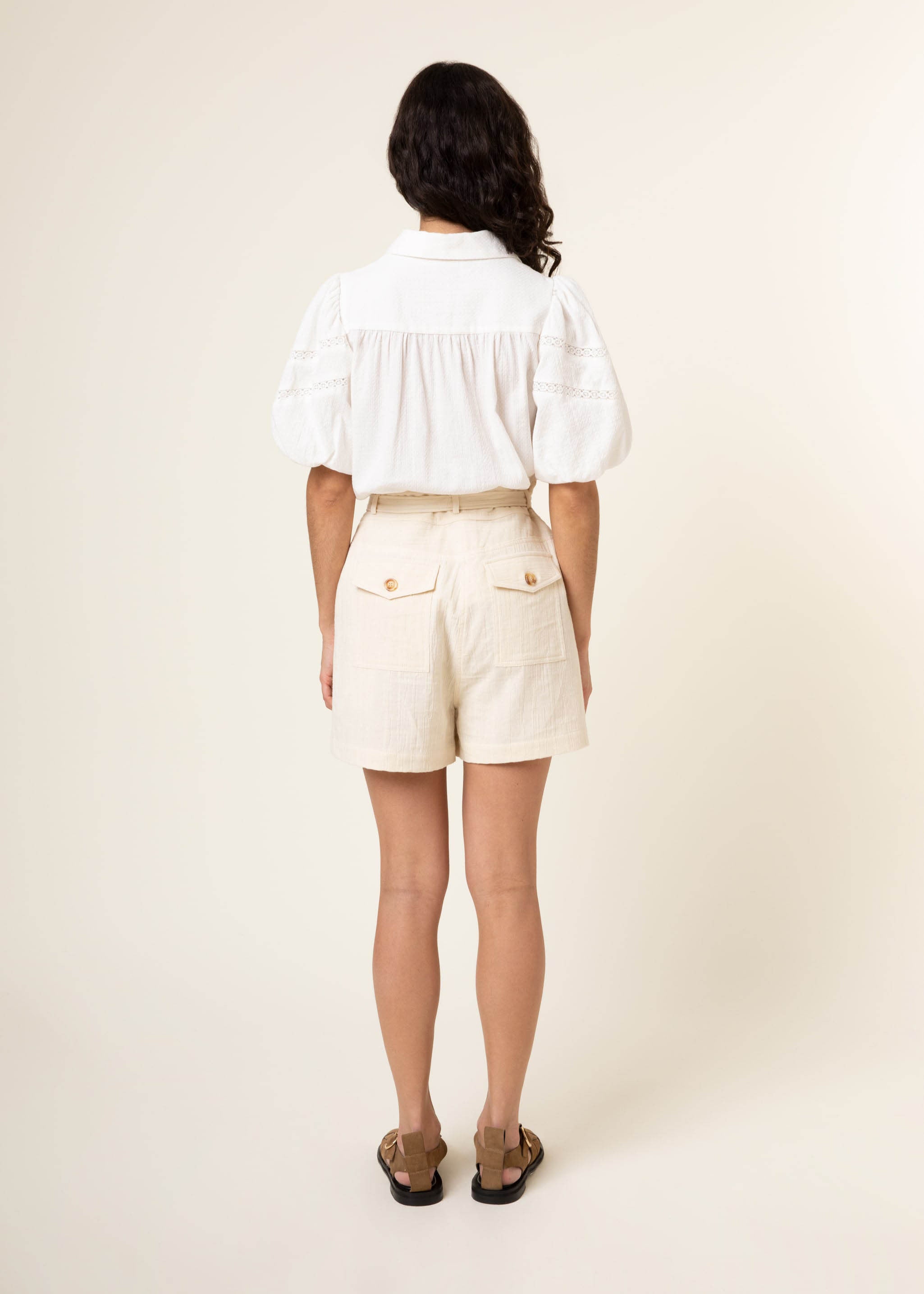 MILLENA cotton shorts