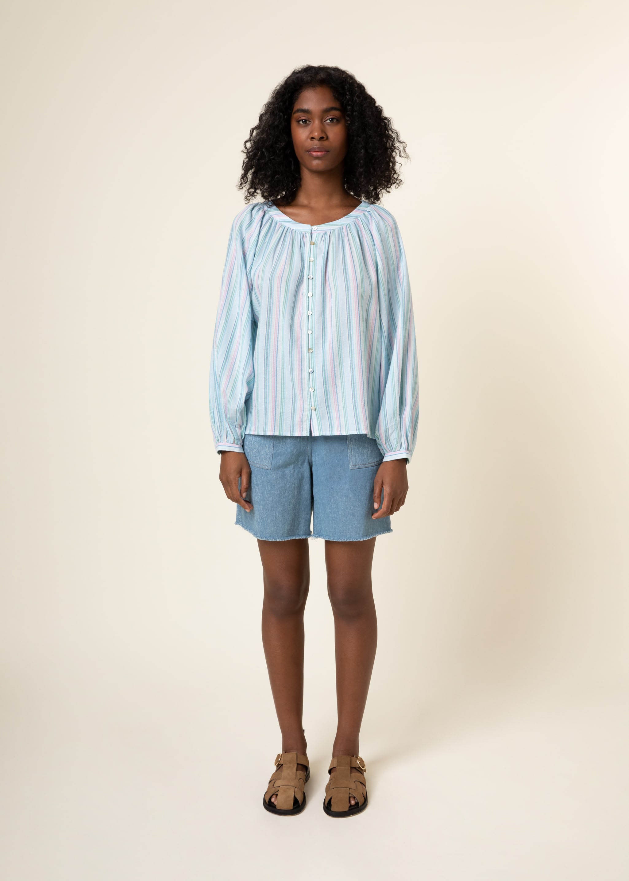 Chemise légère en coton CORYNNE