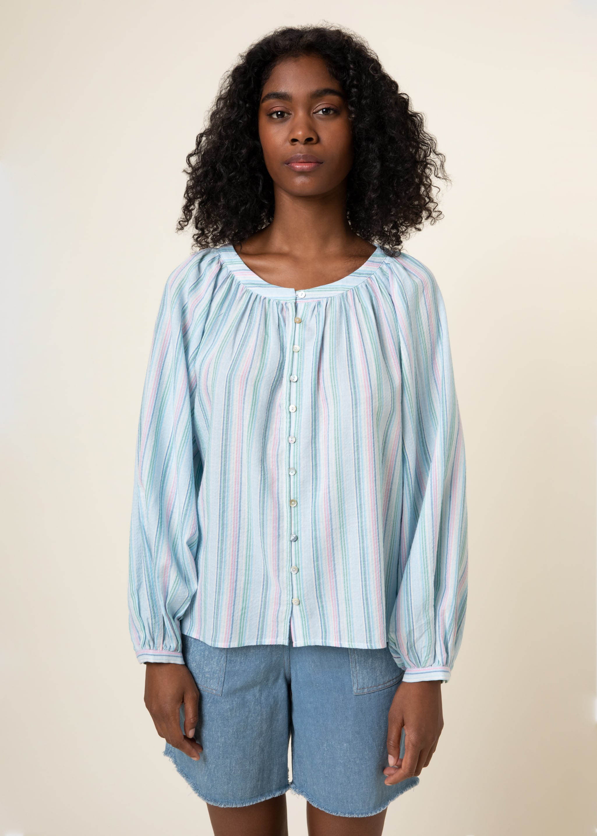 Chemise légère en coton CORYNNE