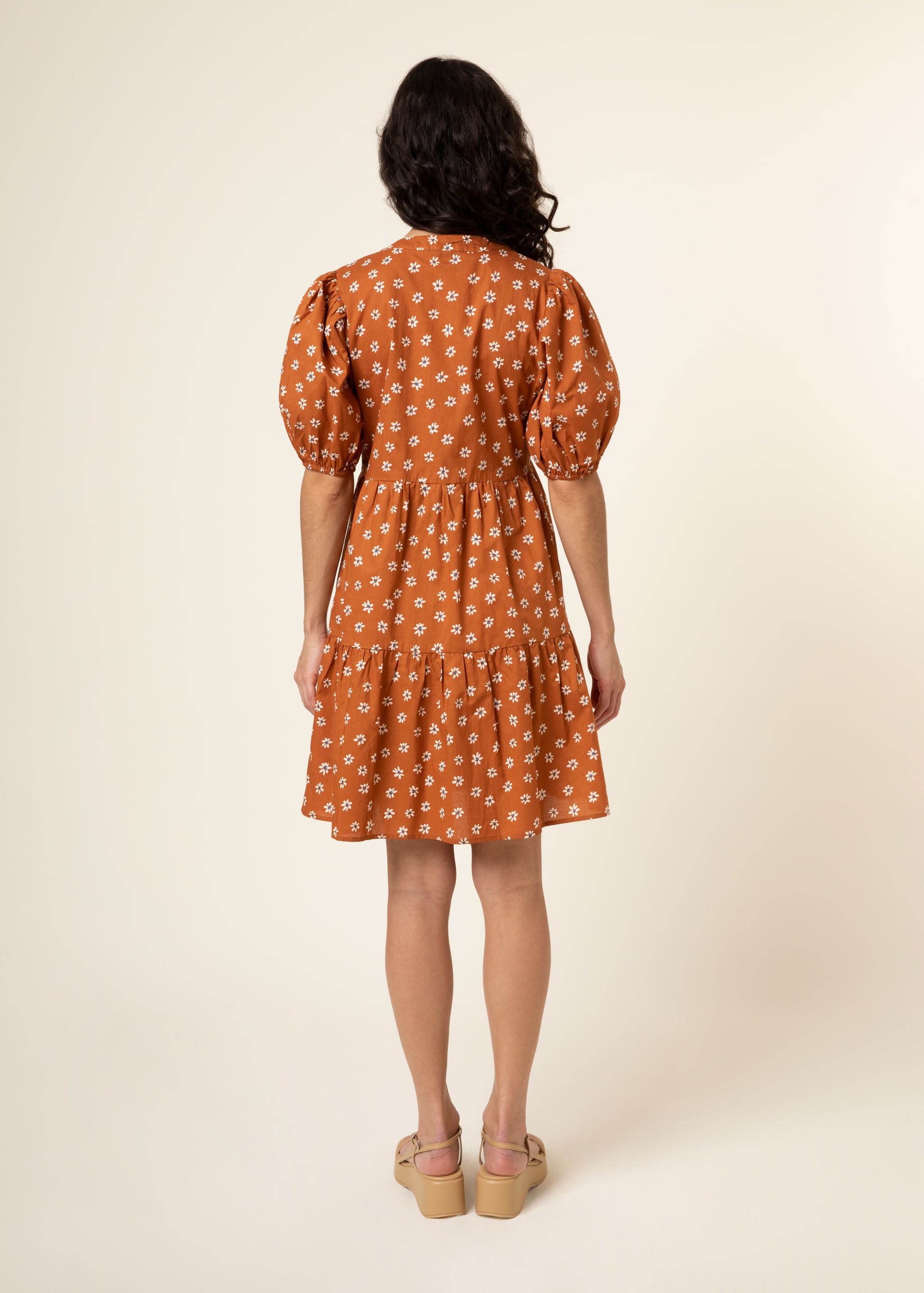 GABRIELA floral cotton dress