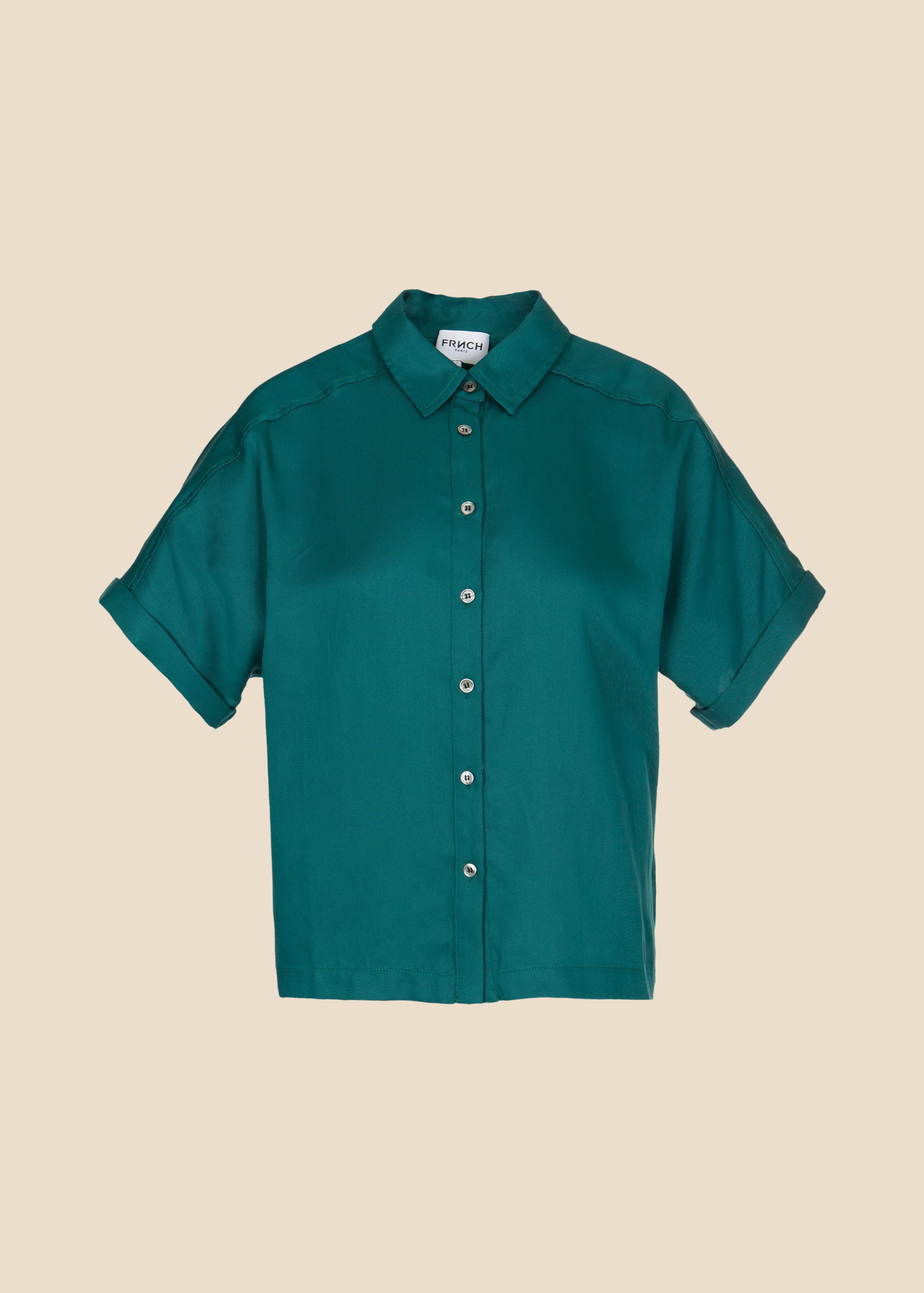 CHERYN emerald shirt