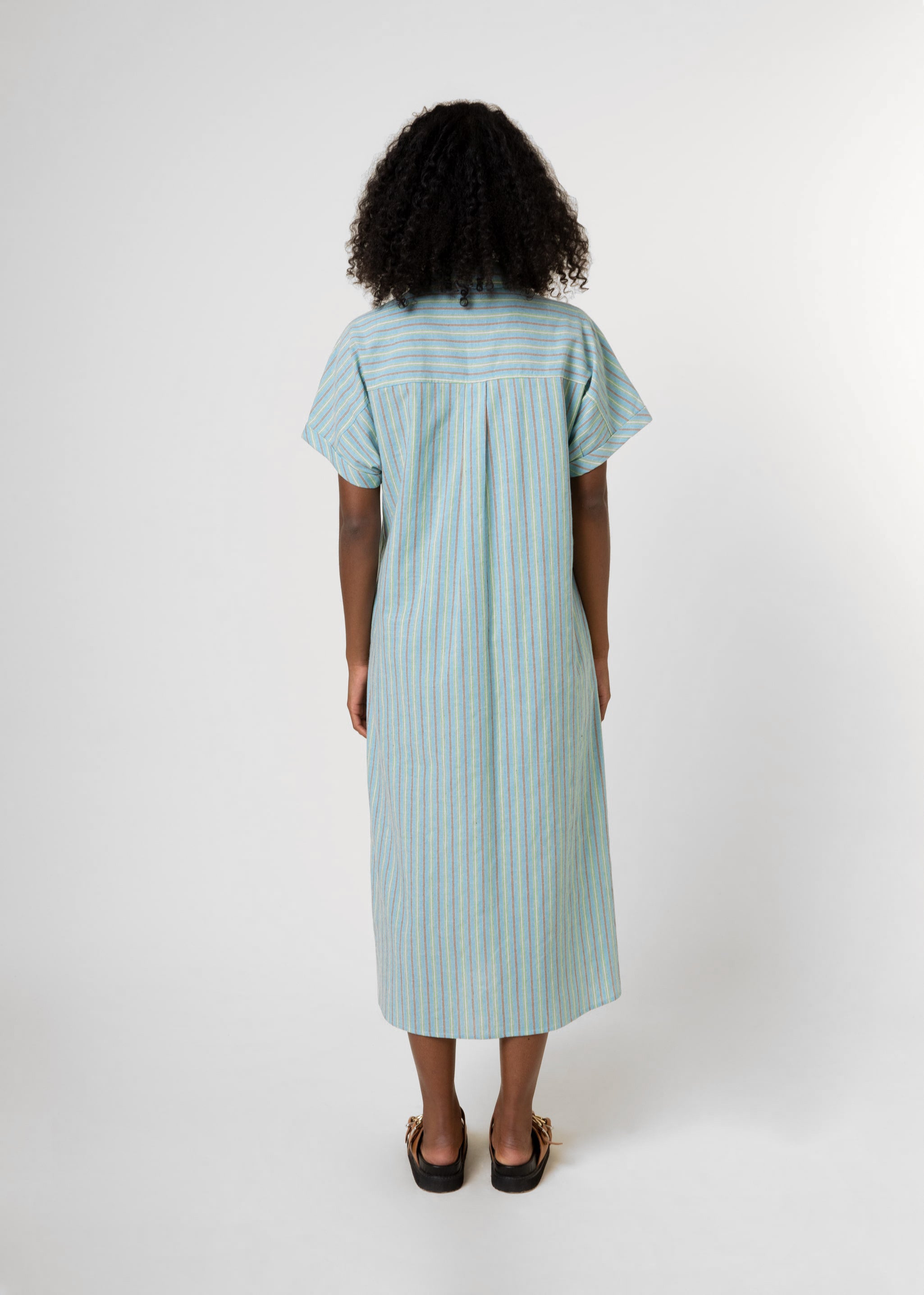 GENIE light blue cotton dress