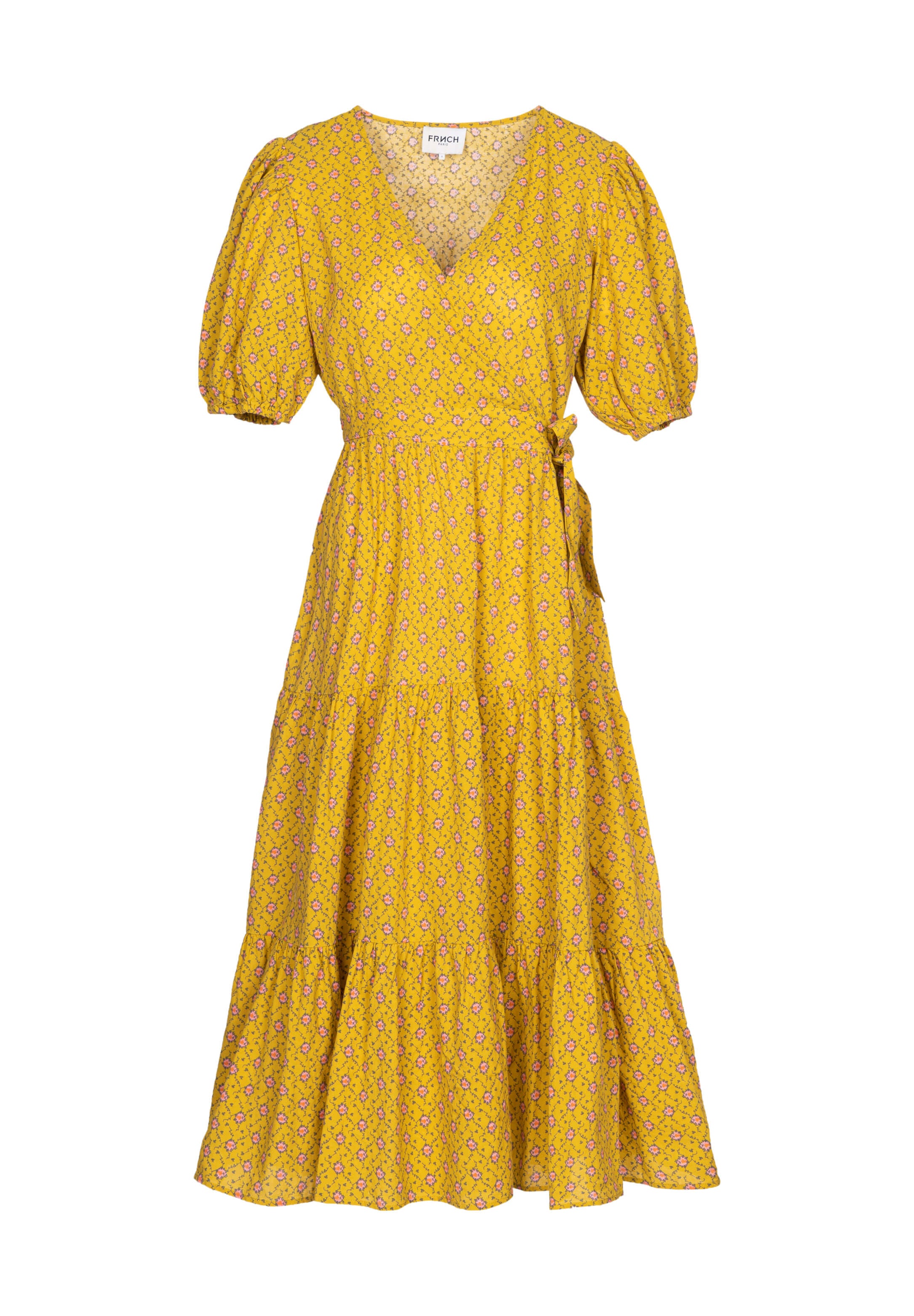 GLADYS viscose and cotton blend dress